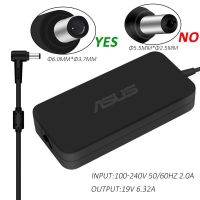 Asus Adapter 19V/6.32A 120W หัวขนาด 6.0*3.7mm สายชาร์จ เอซุส อะแดปเตอร์, สายชาร์จ Asus