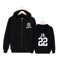 PT 435 KPOP GOT 7 Jr . JINYOUNG Fan meeting เสื้อฮู้ดมีซิปมีซิป