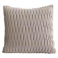 Dunxdeco Burnet Suger เก้าอี้โซฟาปลอกหมอนสีปลอกหมอนตกแต่งศิลปะบ้านนุ่มกำมะหยี่คาราเมล