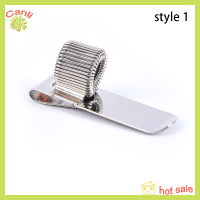 Canli 1pcs Metal Spring PEN Holder ปากกาโลหะคลิปยางยืดห่วงโน้ตบุ๊คเครื่องเขียน