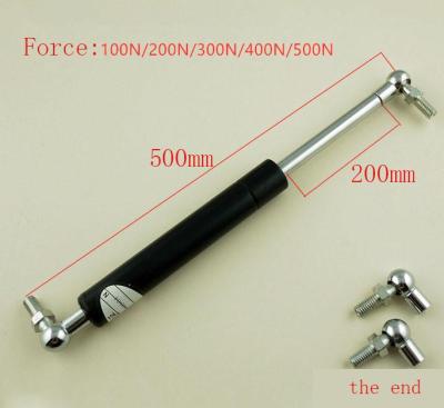 2PCS 500Mm Central Distance 200Mm Stroke Ball End Lift Support Auto Gas Spring Shock Absorber