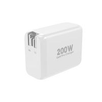 Gan 200W USB C เครื่องชาร์จติดผนัง4-พอร์ต PD 100W 65W PPS45W QC อะแดปเตอร์ชาร์จสำหรับเร็วสุดแล็ปท็อปแมคบุ๊ค Iphone 14 13 Samsung S21