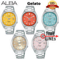 ALBA Gelato คอลเลกชั่น นาฬิกาสีสันสดใส 5 สี รุ่น AG8M45X AG8M43X AG8M41X AG8M39X AG8M37X นาฬิกาผู้หญิง สาวๆ colorful The Reflection of Japan ใช้ถ่าน ประกันศูนย์ ALBA