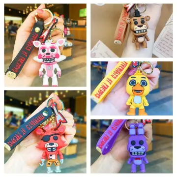 FNAF Keychains Kawaii Anime Figure Five Nights At Freddy's Key Chains Cute  Keychain Car Pendants Decoration Kids Gifts Toys