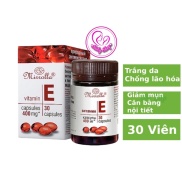 Chính hãngViên uống vitamin E đỏ 400mg Mirrolla hũ nhựa của Nga hộp 30 viên