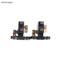 shounagui 2pcs Black Carbon Brush ASSEMBLY Fit สำหรับเครื่องกำเนิดไฟฟ้าเบนซิน2kw-3kw 168F