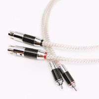 hifi audio XLR Balance interconnect Cable With carbon fiber hifi audio Cable 1.5M