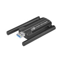 AX3008 Wireless Network Card Tri-Band 2.4G/5G/6GHz 5400Mbps USB WiFi6E Adapter Driver Free Plug and Play Support Windows 10/11  USB Network Adapters