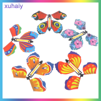 xuhaiy 10 x Magic Butterfly บินผีเสื้อพร้อมของเล่นการ์ดด้วยมือเปล่า