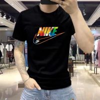 【July hot】 Brand genuine short-sleeved sports suit mens 2023 new trendy summer thin section casual running