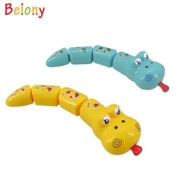 New Clockwork Toy Children's Cartoon Winding Creative Jumping Dinosaur  Puzzle Small Animal Baby Gift