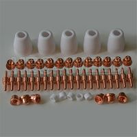 50pcs PT-31 LG-40 Plasma Ferramenta Cutter Torch Consumables KIT Electrodes TIPS Nozzles Fit CT-312 CUT40 CUT50 LGK40 2018New