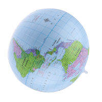 Bluesea 38Cm Inflatable Globe World Earth Ocean Map Ball Geography Learning Beach Ball