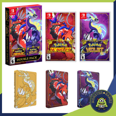In Stock!! พร้อมส่ง!! Pokemon Scarlet &amp; Violet Nintendo Switch Game แผ่นแท้มือ1!!!!! (Pokemon Scarlet Switch)(Pokemon Violet Switch)(Pokemon Violet &amp; Scarlet Switch)