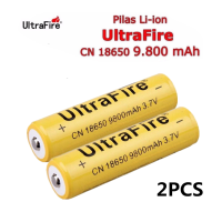 ถ่านชาร์จ UltraFire AA 18650 9800mAh 3.7v 2 ก้อน