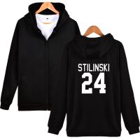 Teen Wolf Hoodie Beacon Hills Stilinski 24 Lahey McCall Show Zipper Hooded Sweatshirt Hip Hop Hoodies Streetwear Tops