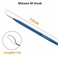 1Pcs Titanium Minami M-Hook Chopper Chopper Splitter Ophthalmic Surgical Instruments