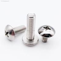 ✎❍ 10/50pcs High Quality M2 M2.5 M3 M4 M5 M6 M8 304 stainless steel JISB1111T Phillips Truss Head Screw Large Flat Round Cross Bolt