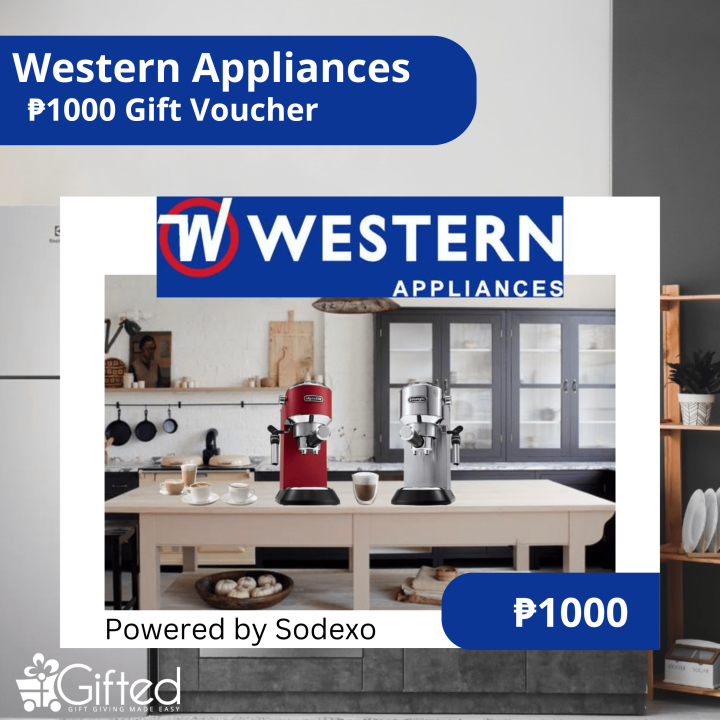 Western Appliances PHP 1000 Gift Voucher Lazada PH