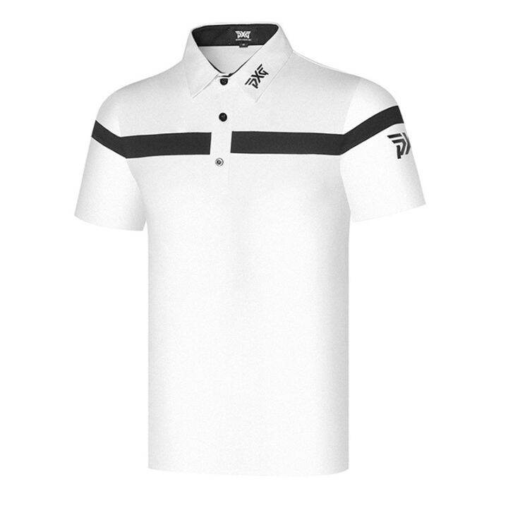 new-pxg-เสื้อโปโลแขนสั้นลําลอง-ทรงหลวม-ระบายอากาศได้ดี-แฟชั่นฤดูร้อน-สําหรับผู้ชาย-เหมาะกับการเล่นกีฬากอล์ฟ