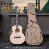 กีตาร์โปร่งไฟฟ้า CRAFTER MINI - MACASSAR พร้อม GIG BAG