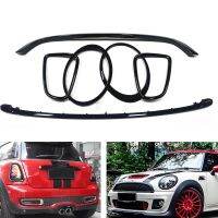 Grille Grill Trim &amp; Front Head Light Headlight &amp; Rear Lamp Frame Cover For MINI COOPER R55/R56/R57 2007-2015 JCW Style