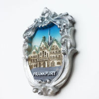 Germany Frankfurt landmark attractions creative tourism commemorative frame decoration crafts magnetic refrigerator magnet