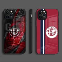 【HOT】✟✤✎ Alfa Car Glass IPhone 13 12 14 X XR XS 8 7 6s 2020 Back Cover