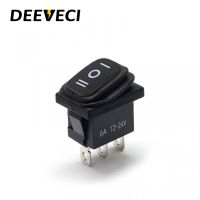 KCD1 12v 220v 30A waterproof 3pins toggle switch illuminated latching 4pins on off on emergency marine rocker switch