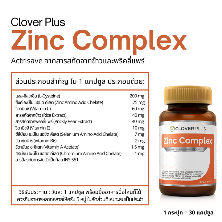 clover-plus-zinc-complex-gluta-complex-ซิงค์-75-มก-และ-กลูต้า-สารสกัดจาก-มะเขือเทศ-แพ็คคู่กู้ผิว-เผยผิวสุขภาพดี-30แคปซูล-2-กระปุก