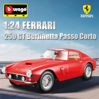 A124 Ferrari 250 GTO Super Car รุ่น Alloy Diecast ประตูเปิด Static รุ่นรถของเล่นเด็กคอลเลกชันผู้ที่ชื่นชอบของขวัญ DecorationM