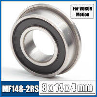 MF148RS แบริ่ง 8*14*4 มม.ABEC-7 F148-2RS แบริ่งบอลหน้าแปลนสำหรับ VORON 0 Motion, ใช้ใน A/B ไดรฟ์ Idlers XY Joint-sdhdfreydf