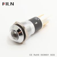 FILN FL1M-14SJ-1 12V 24V 220v red blue green white led Metal Indicator 14mm pilot Signal light lamp