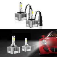 2PCS Universal Auto D1S D2S D3S D4S Led 6000K Car Headlights Bulbs 110W High Quality Bright Lights Lamps 11000LM Luces Led Coche