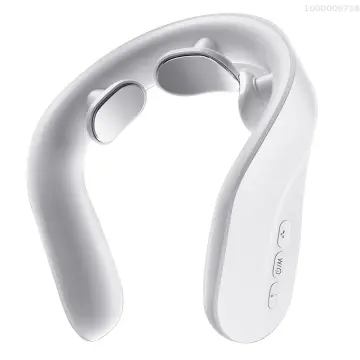 Jeeback G5 Electric Cordless Neck Massager TENS Pulse Relieve Neck Pain 4  Modes 8 Intensity Heating Hot Compress Correct Bad Posture Cervical 