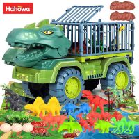 【 WYIN kitchen】เด็กไดโนเสาร์ขนส่ง CarDinoTruck Indominus Rex Jurassicindinosaur ToysGifts สำหรับเด็กเด็ก