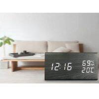 【jw】✆ﺴ﹍  Desk Decoration USB/AAA Watches Table Digital Alarm with Temperature and Humidity