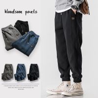 COD SDFGERTERT Korean fashion cargo pants men Wear resistant work pants elastic waist casual loose Sports pants Jogger tall Fit pants