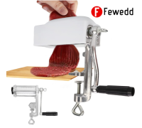 Commercial Manual Meat Tenderizer Machine, Heavy Duty Pork Beef Chicken Steak Flatten Tool, Aluminum Alloy Construction Clamp-on Rolling Meat Tenderizer Kitchen Tool