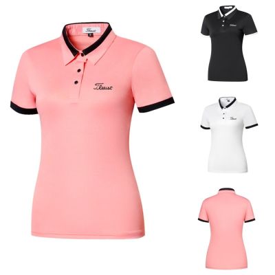Titleist The new golf dress choli cultivate ones morality show thin T-shirt leisure sports sweat golf shirt POLO shirt