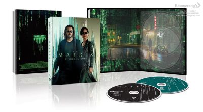 Matrix Resurrections, The /เดอะ เมทริกซ์ เรเซอเร็คชั่นส์ (4K+Blu-ray Digibook) (4K/BD ไม่มีเสียงไทย ไม่มีซับไทย) (Boomerang) **แผ่นนำเข้า**