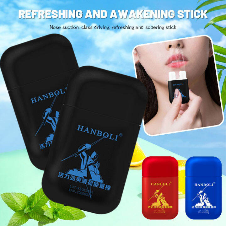Liver Cleansing Nasal Herbal Box Double Hole Refreshing Stick Sleepy ...