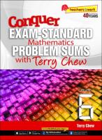 แบบทดสอบคณิตศาสตร์ภาษาอังกฤษระดับประถมศึกษา 6 Conquer Exam-Standard Mathematics Problem Sums with Terry Chew Primary 6