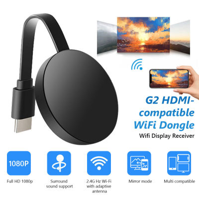 ไปยังทีวี2.4G Wireless WiFi Mirroring Cable อะแดปเตอร์ที่รองรับ HDMI 1080P Display Dongle สำหรับ Samsung Android Phone