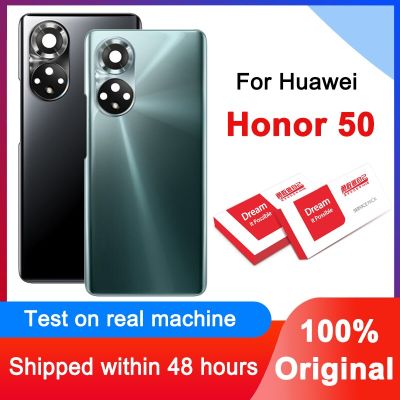 Original Back Housing For Huawei Honor 50 Back Cover Battery Glass With Camera Lens For Honor50 Rear Door Case Replacement