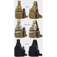 Waterproof Canvas Army Military Travel Water Bottle Shoulder Messenger Sling Bag