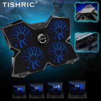 TISHRIC Laptop Cooler Notebook Cooler Support Cooling Radiator Laptop Stand Laptop Cooling Pad 4 Quiet Fans Computer Cooler Laptop Stands