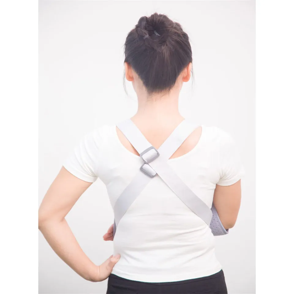 DEBIK | Arm Sling Shoulder Immobilizer - Can Be Used During Sleep Rotator  Cuff Support Brace Adjustable Medical Sling for Broken & Fractured Bones