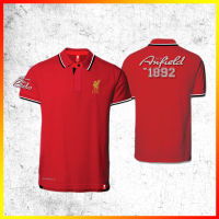 เสื้อโปโล ลิขสิทธิ์แท้  Liverpool ( ชาย ) รุ่นLFC033 สีแดง