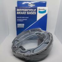 HOT** ผ้าเบรค Click แบบดรัม Bendix brake shoe MS6 ส่งด่วน ผ้า เบรค รถยนต์ ผ้า เบรค หน้า ผ้า ดิ ส เบรค หน้า ผ้า เบรค เบน ดิก